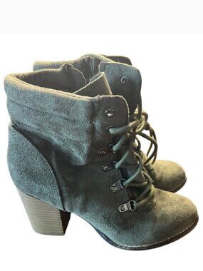 Khols Olive Green Booties 8